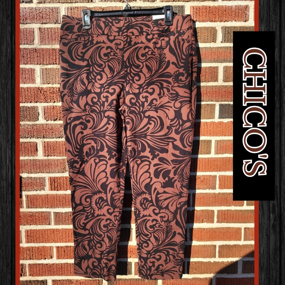 CHICO'S BRIGITTE SLIM LEG PANTS